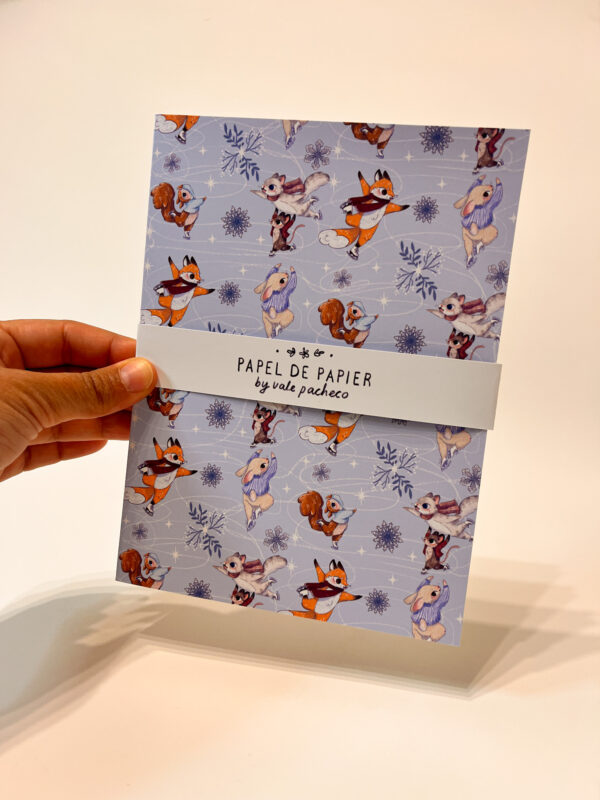 TARJETA SOBRE EL HIELO - Imagen 1