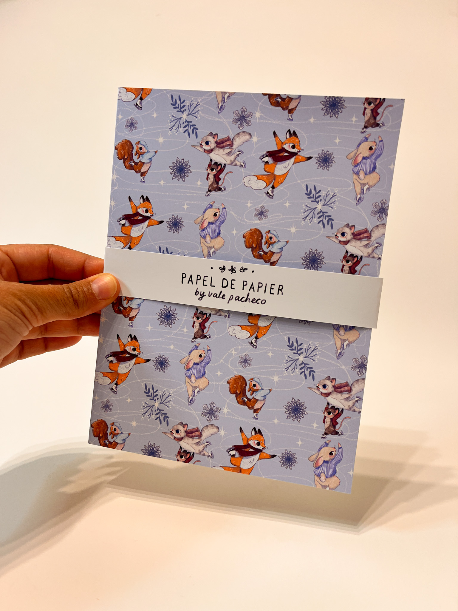 TARJETA SOBRE EL HIELO - Imagen 1