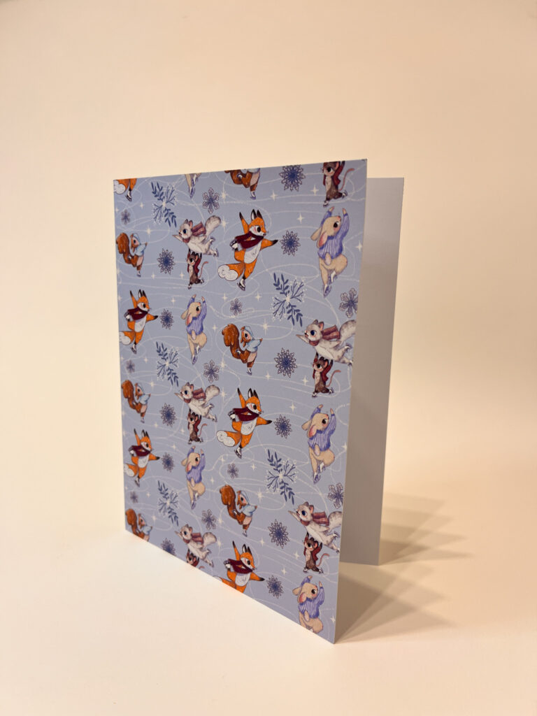 TARJETA SOBRE EL HIELO