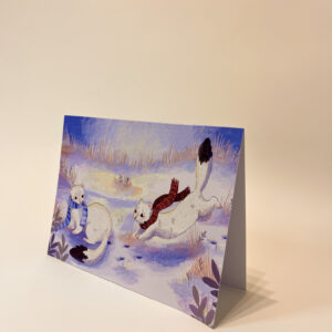 TARJETA ARMIÑOS JUGANDO - Imagen 3