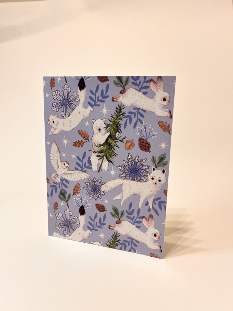 TARJETA NAVIDAD POLAR
