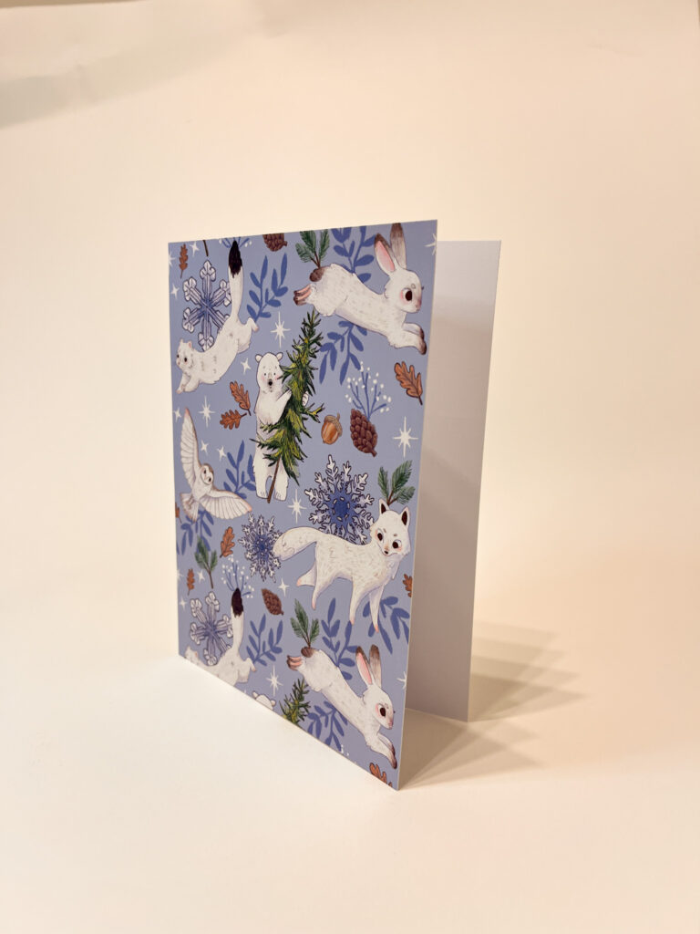 TARJETA NAVIDAD POLAR