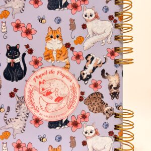 LIBRETA GATITOS CELESTE - Imagen 2