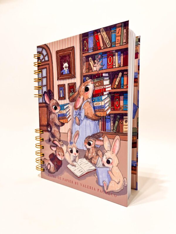 LIBRETA HORA DE LECTURA CONEJOS - Imagen 2