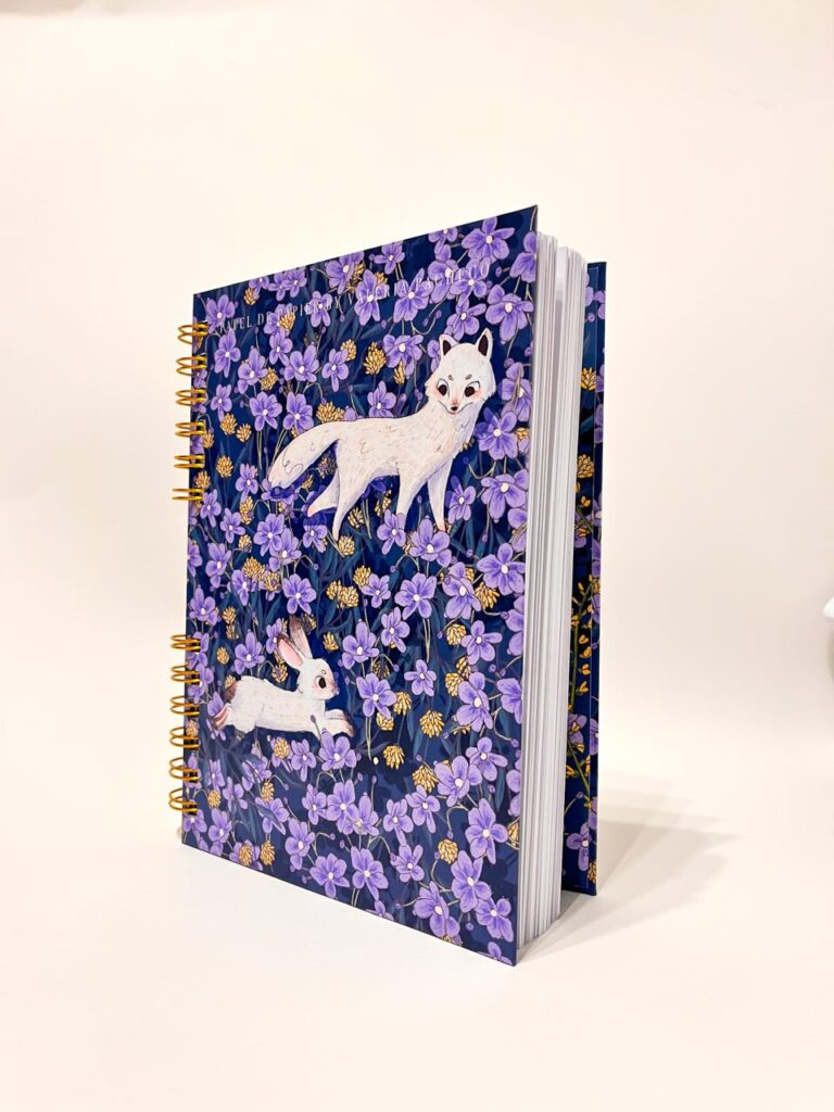 LIBRETA ZORRO BLANCO