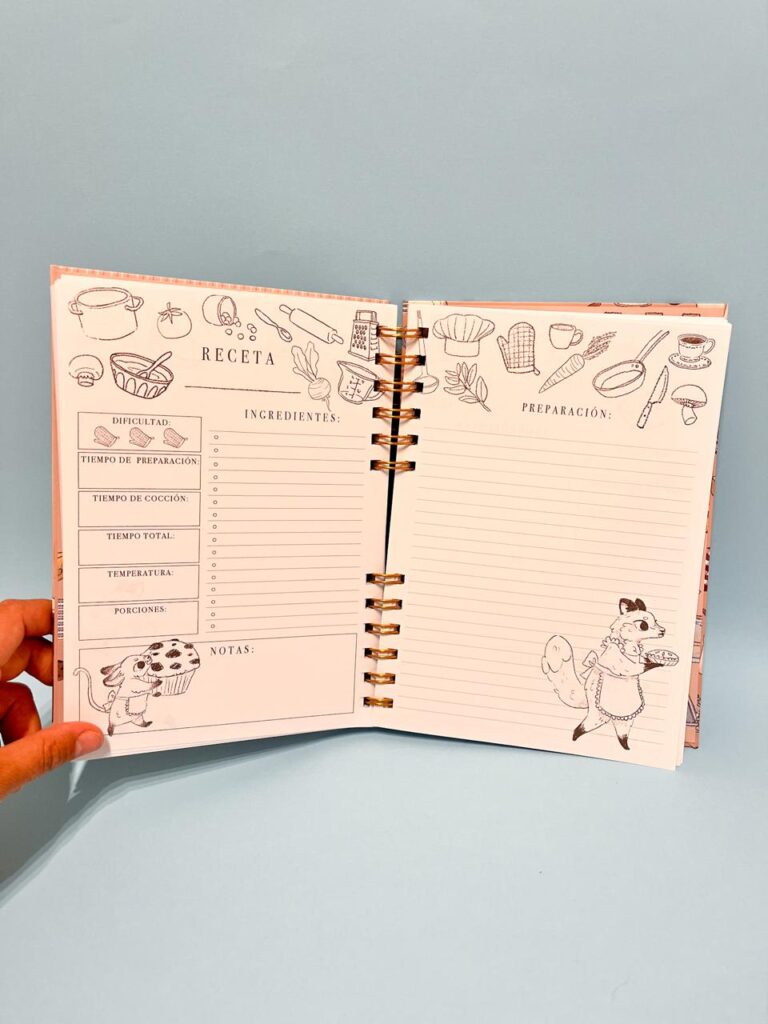 LIBRETA DE RECETAS: ¡TU COCINA, TUS SABORES! RATOFAMILIA