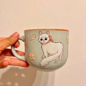 TAZA GATO BLANCO