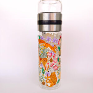 BOTELLA DE VIDRIO PARA TE: ANIMALITOS DEL BOSQUE - Imagen 3