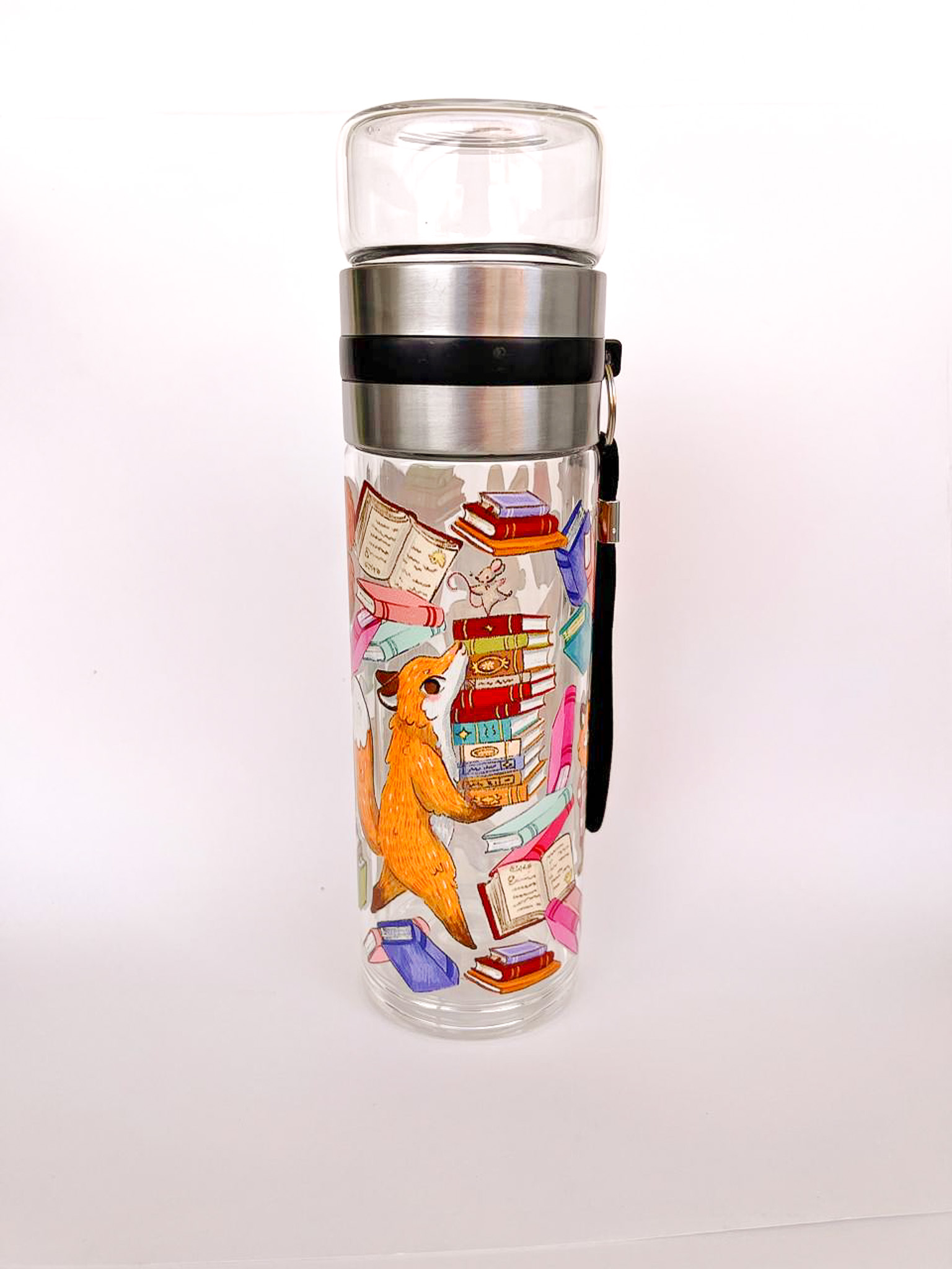 BOTELLA DE VIDRIO PARA TE: LIBROS - Imagen 1