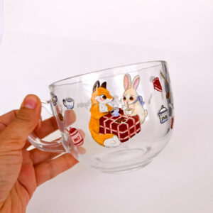 TAZA ZORRO Y CONEJO TEA TIME