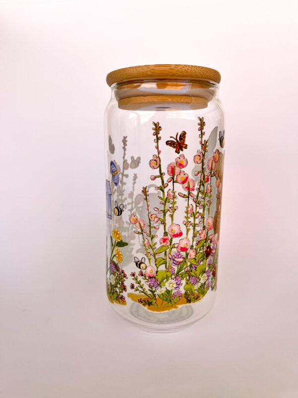 VASO GATO EN PRIMAVERA