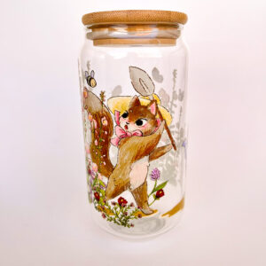 VASO GATO EN PRIMAVERA