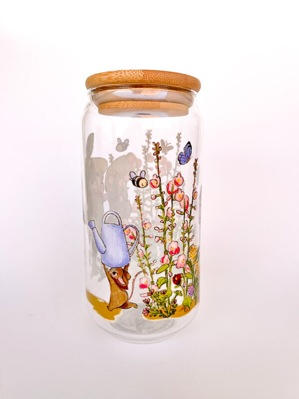 VASO GATO EN PRIMAVERA