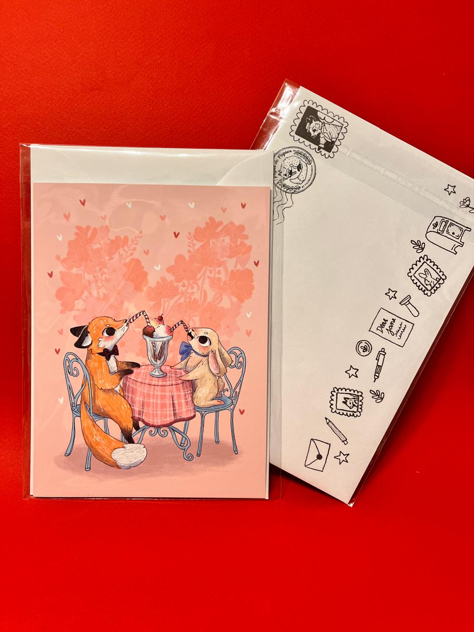 TARJETA CITA ROMANTICA - Imagen 2