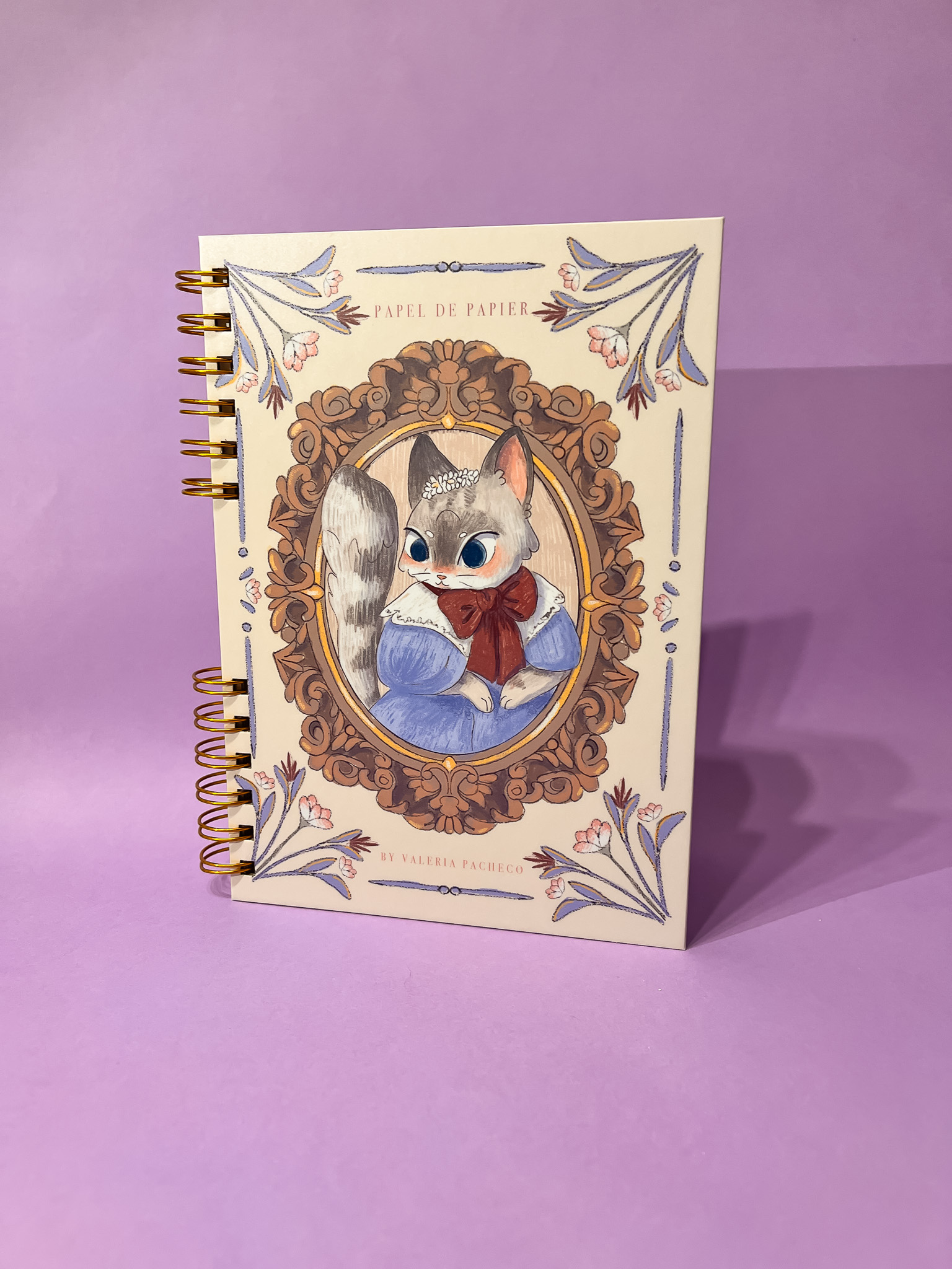 LIBRETA GATITA ELEGANTE - Imagen 1