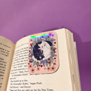 MARCAPAGINAS MAGENTICO GATOS YING YANG - Imagen 3