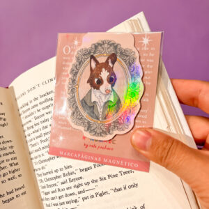 MARCAPAGINAS MAGENTICO MR. MILO ELEGANTE