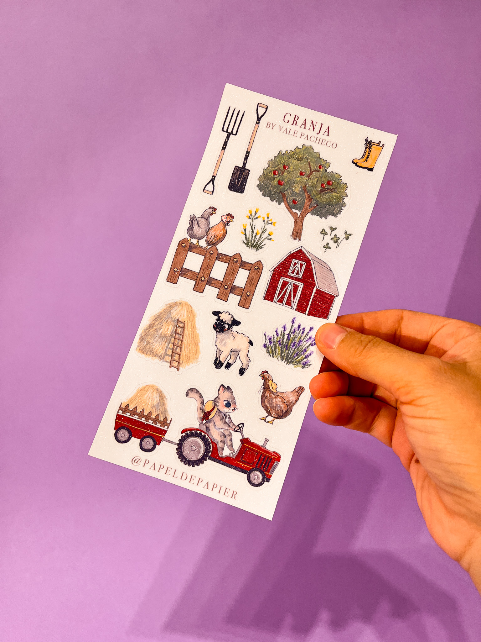 STICKER PEQUEÑO GRANJA - Imagen 1