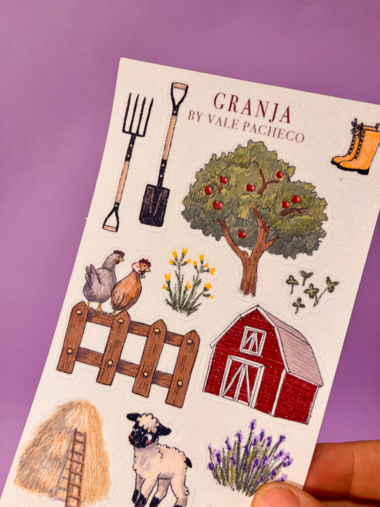 STICKER PEQUEÑO GRANJA