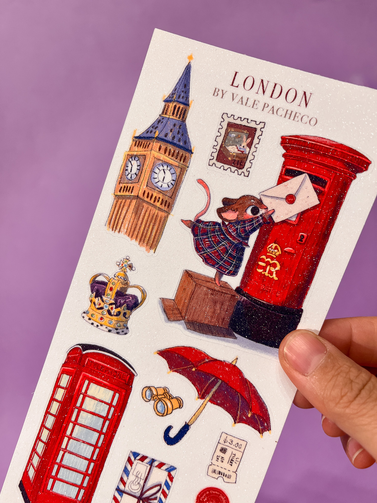 STICKER PEQUEÑO LONDON - Imagen 1