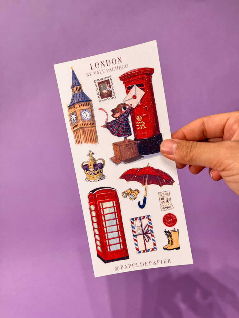 STICKER PEQUEÑO LONDON