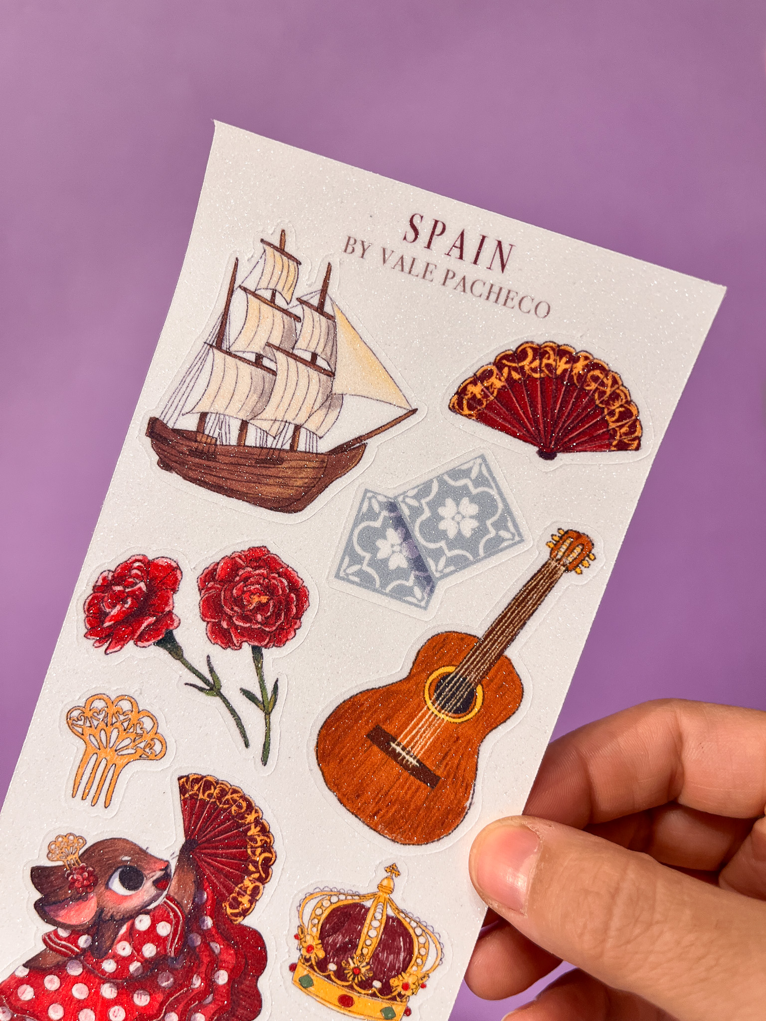 STICKER PEQUEÑO SPAIN - Imagen 3