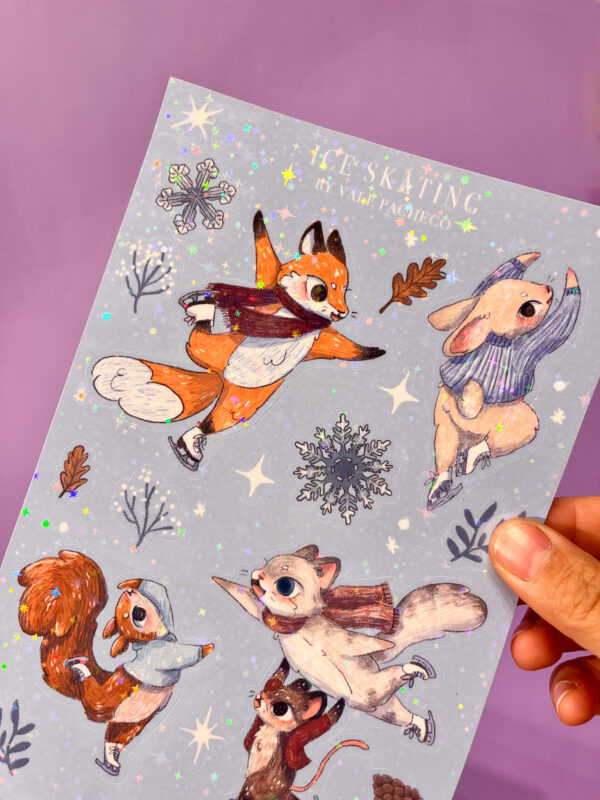 STICKERS ICE SKATING