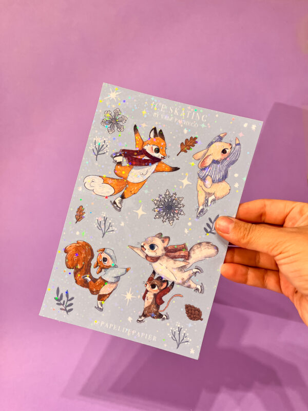 STICKERS ICE SKATING