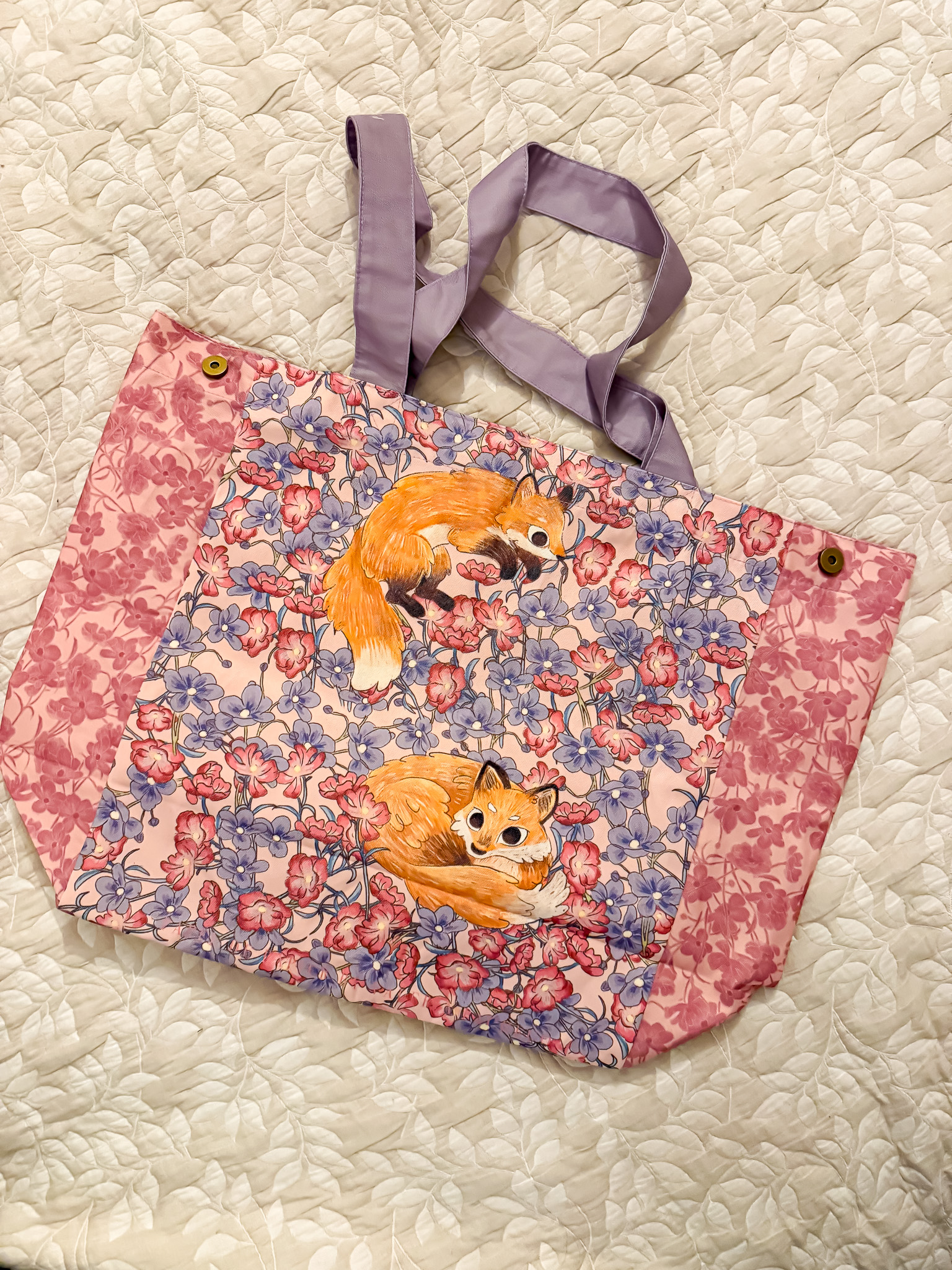 BOLSO TOTE ROSA - Imagen 2