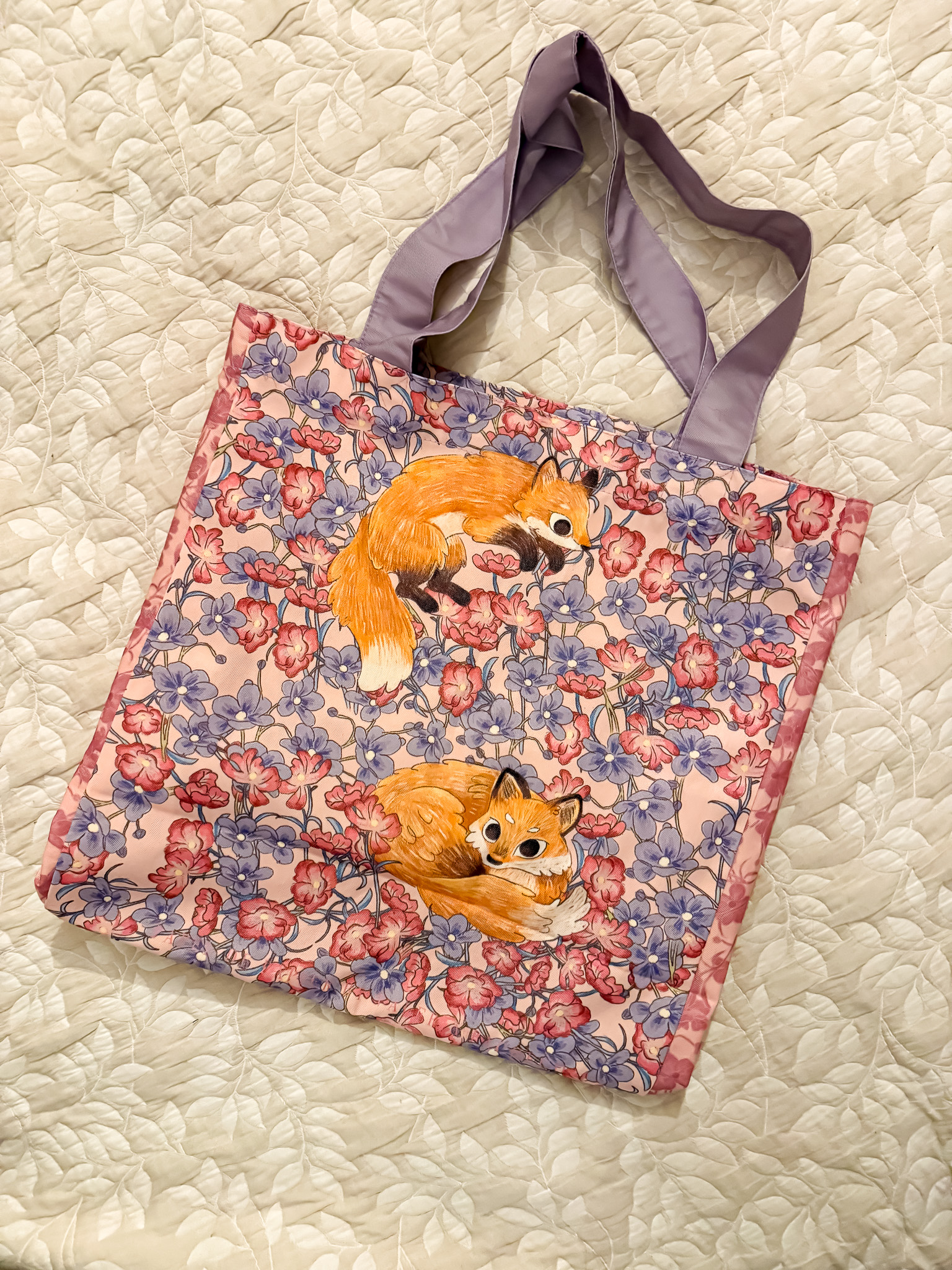 BOLSO TOTE ROSA - Imagen 4