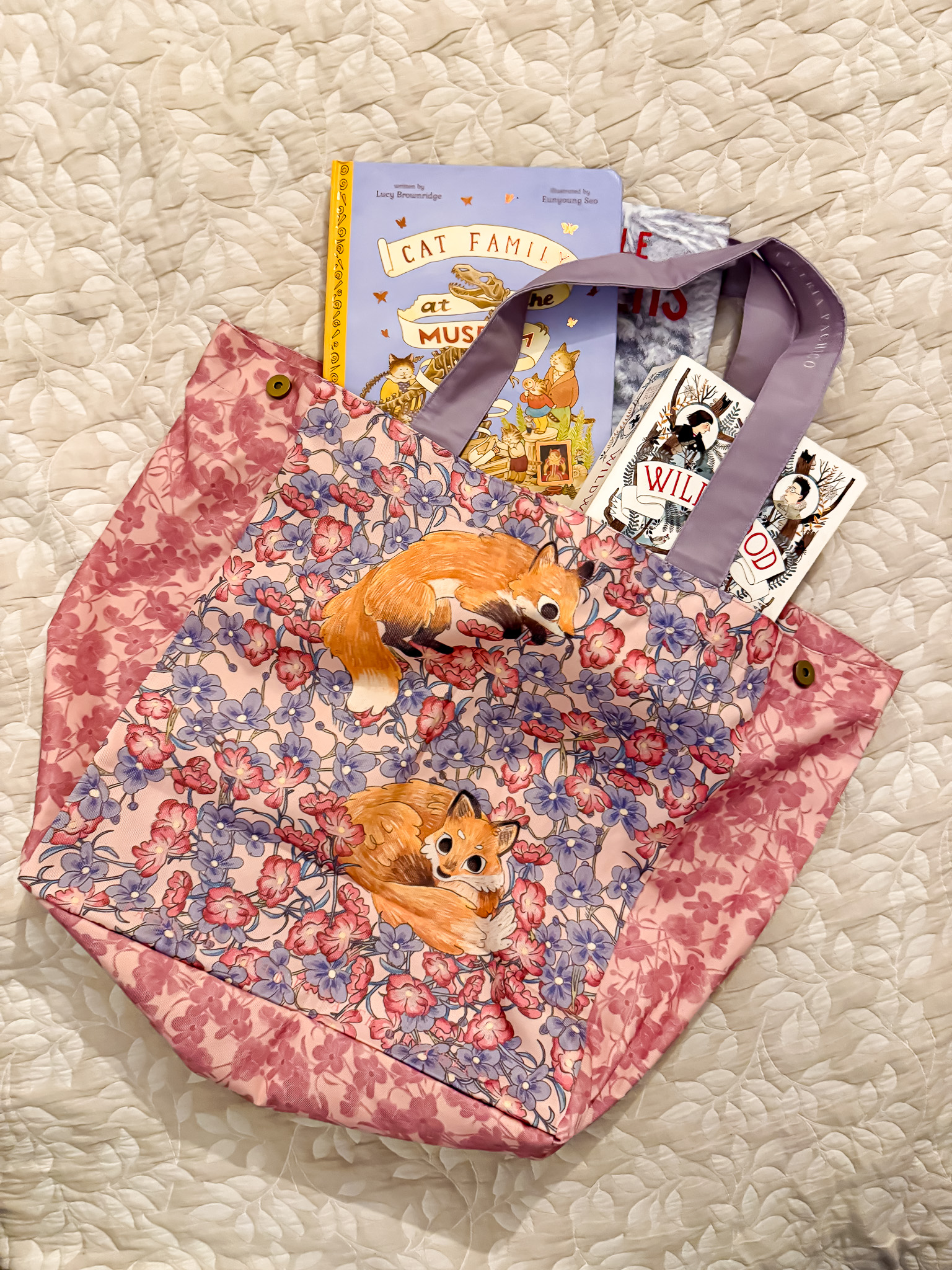 BOLSO TOTE ROSA - Imagen 1