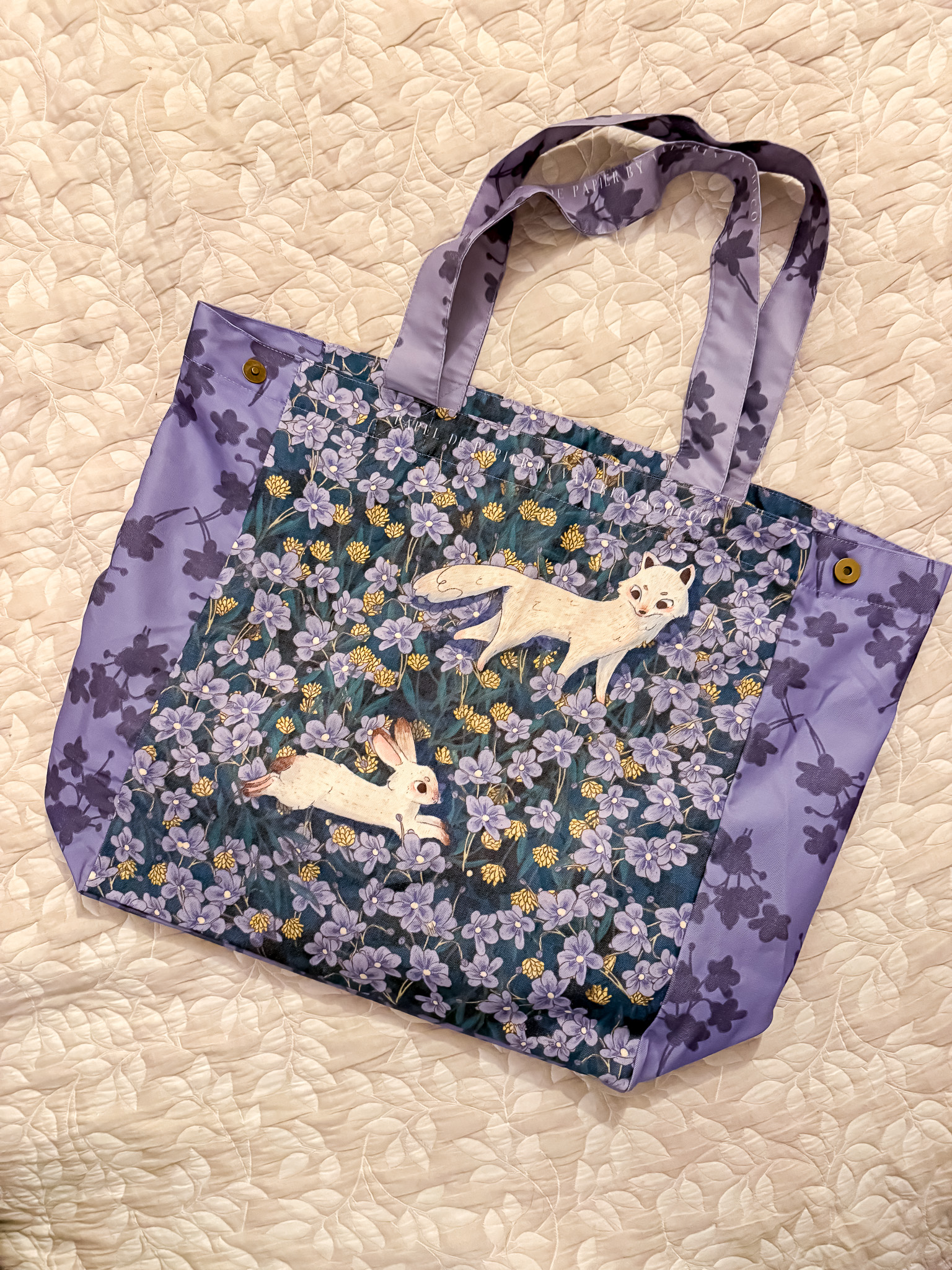 BOLSO TOTE MORADA - Imagen 2