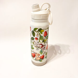 BOTELLA TERMICA BLANCA: FRUTILLA - Imagen 4