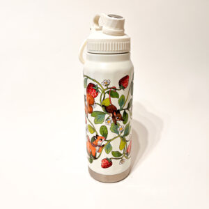 BOTELLA TERMICA BLANCA: FRUTILLA - Imagen 2