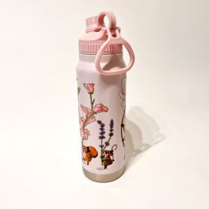 BOTELLA TERMICA ROSA: FLORES - Imagen 6