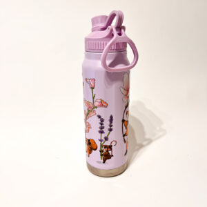 BOTELLA TERMICA LILA: FLORES - Imagen 5