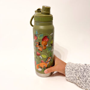 BOTELLA TERMICA VERDE: FRUTILLA - Imagen 3