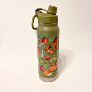 BOTELLA TERMICA VERDE: FRUTILLA - Imagen 2