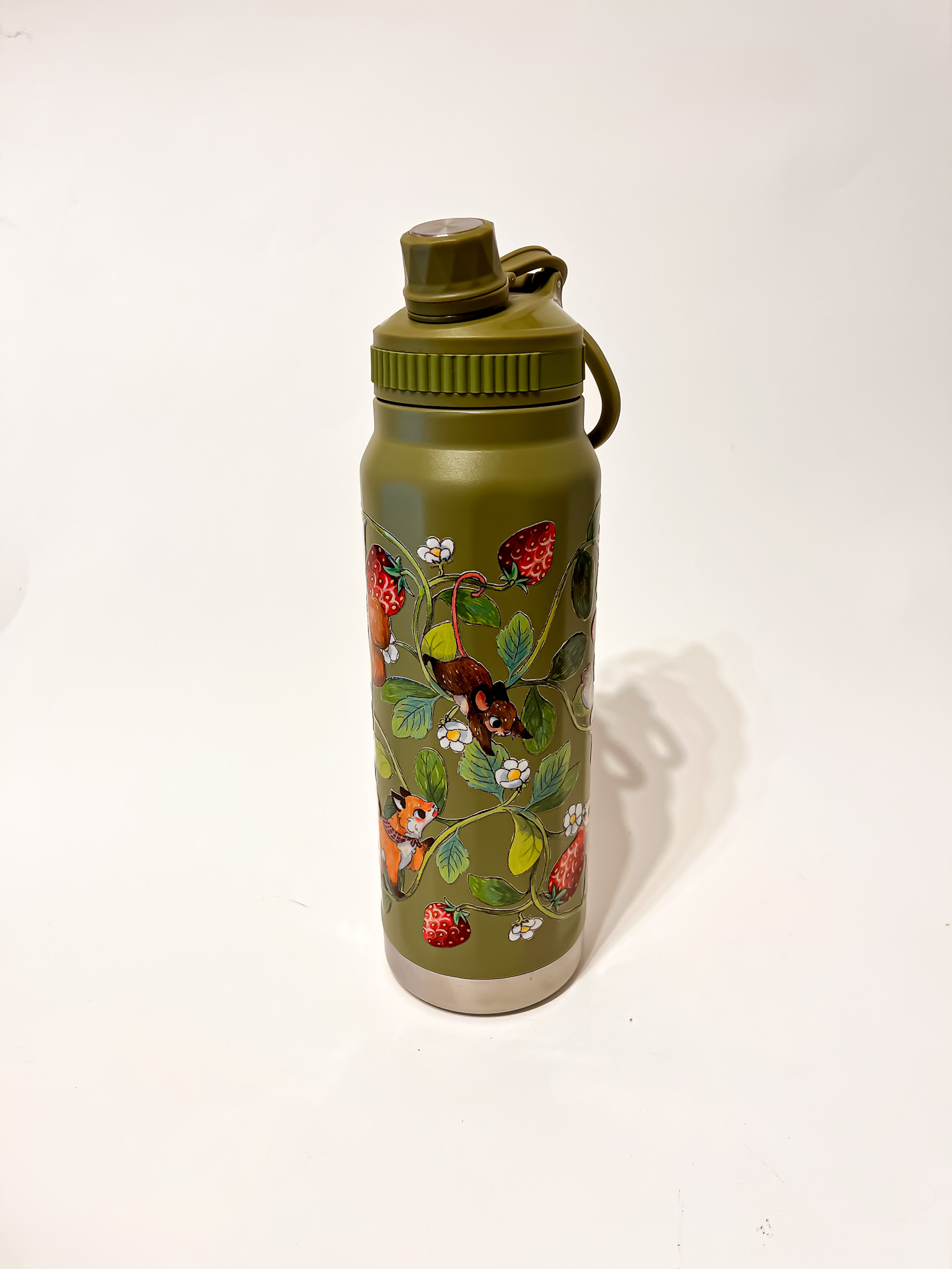 BOTELLA TERMICA VERDE: FRUTILLA - Imagen 5