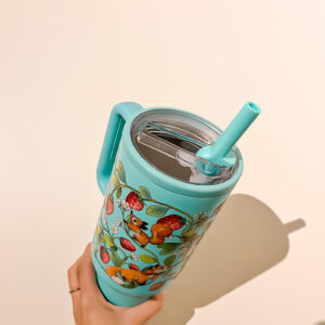 VASO TERMICO TURQUESA: FRUTILLA - Imagen 3