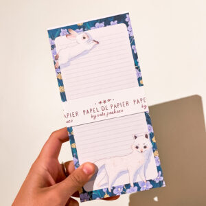 BLOCK DE NOTAS MAGNETICO: ZORRO BLANCO