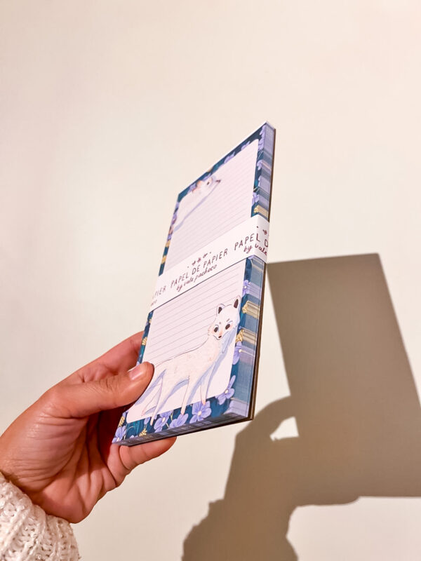 BLOCK DE NOTAS MAGNETICO: ZORRO BLANCO