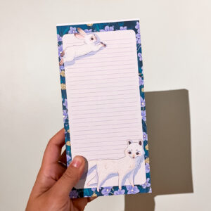 BLOCK DE NOTAS MAGNETICO: ZORRO BLANCO - Imagen 2