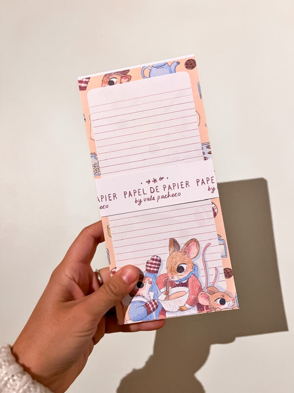 BLOCK DE NOTAS MAGNETICO: RATONCITOS