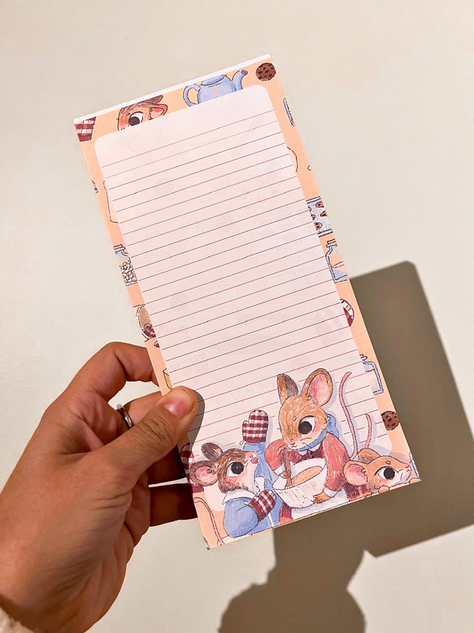 BLOCK DE NOTAS MAGNETICO: RATONCITOS - Imagen 1