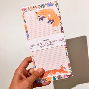 BLOCK DE NOTAS MAGNETICO: ZORRO SALTANDO