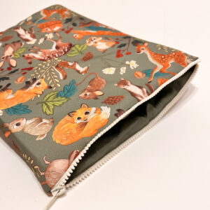 FUNDA ILUSTRADA ANIMALES DEL BOSQUE VERDE - Imagen 3