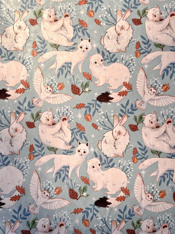 MANTA SHERPA ANIMALITOS POLARES