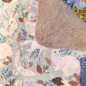 MANTA SHERPA ANIMALITOS POLARES