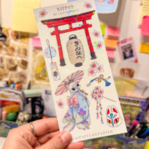 STICKER PEQUEÑO NIPPON GATITA - Imagen 1